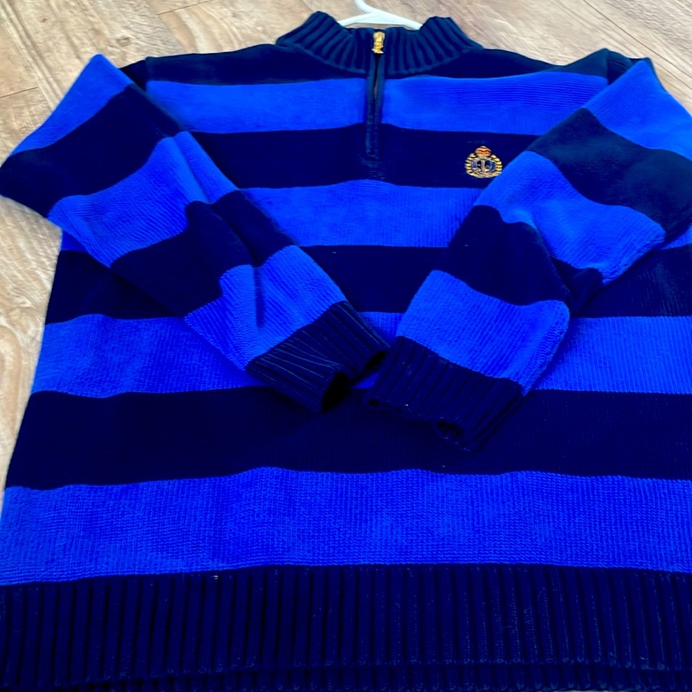 Men’s vintage polo sweater